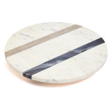 Ivy Bronx Dezarai Marble Lazy Susan