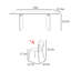 Ensemble de table à manger rectangulaire de style moderne-102483797