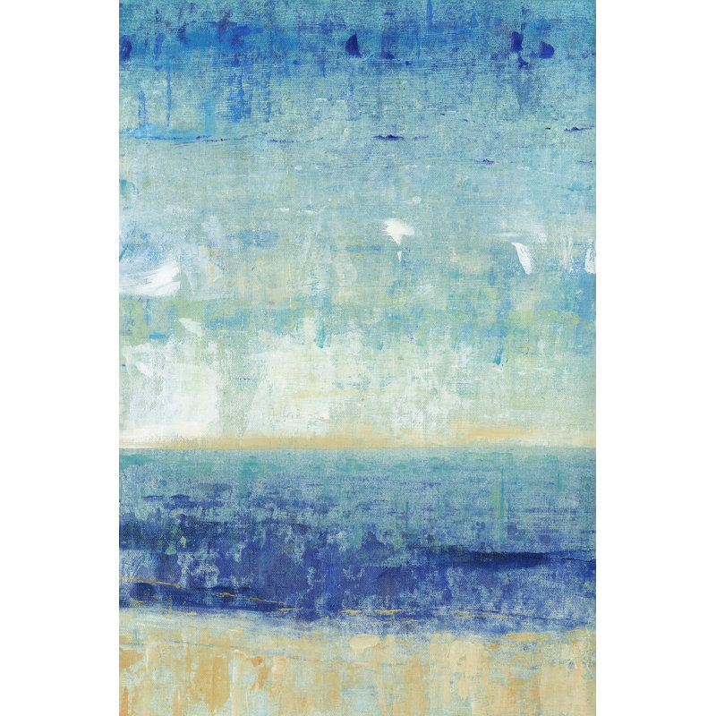 Beach Horizon I by Tim OToole - Wrapped Canvas Painting, 76cm H x 51cm W x 3.8cm D