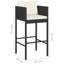 Helka Ebern Designs Bar Set with Steel Frame and Wicker Outer Material
