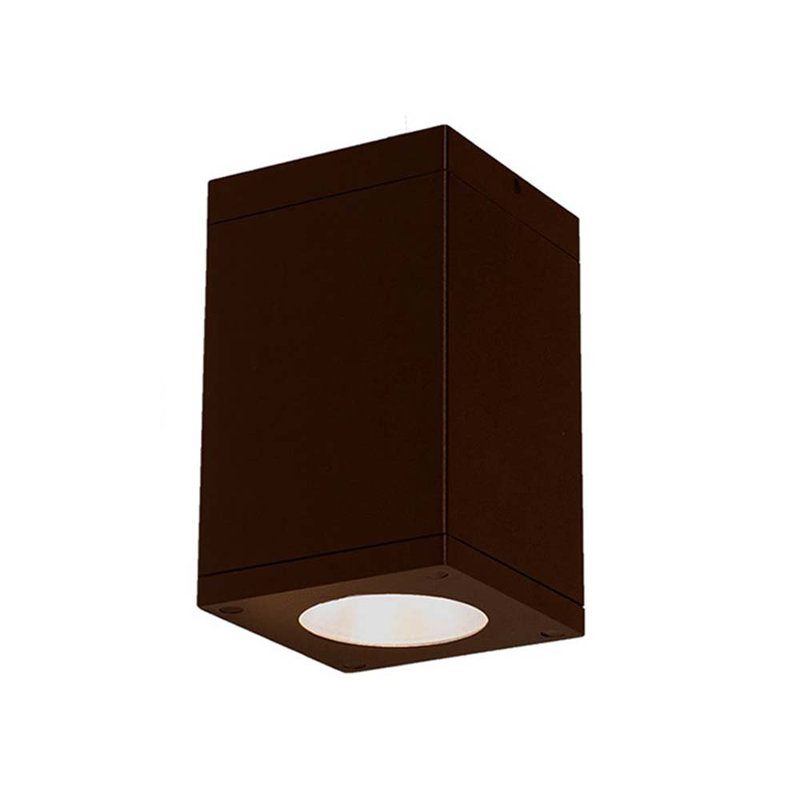 Cube LED Wall Light, 2700K/90 CRI, Bronze, Spot