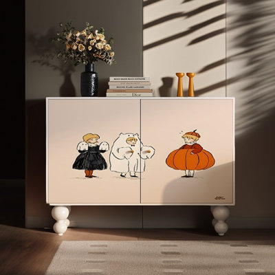 Armoire d'appoint créative et multifonctionnelle en bois