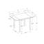 Table de salle à manger Barile-661081009