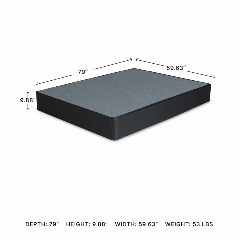 Hudgens Queen 9.88'' Metal Box Spring