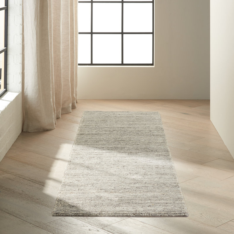 Kathmandu Area Rug in Gray/Charcoal, Rectangle 2' x 3'