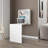 White Wall-Mounted Drop-Leaf Table