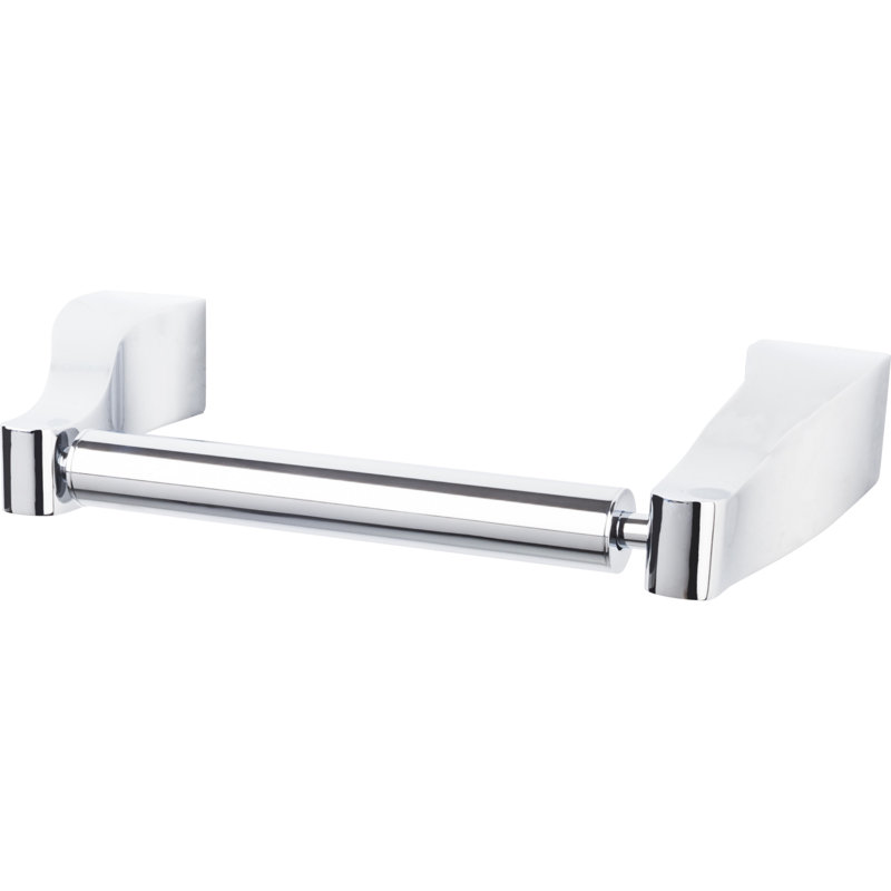 Aqua  Wall Mounted Toilet Paper Holder, Polished Chrome