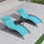 Bleu turquoise sélectionné