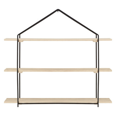 Bilst 3 -Piece Solid Wood Accent Shelf