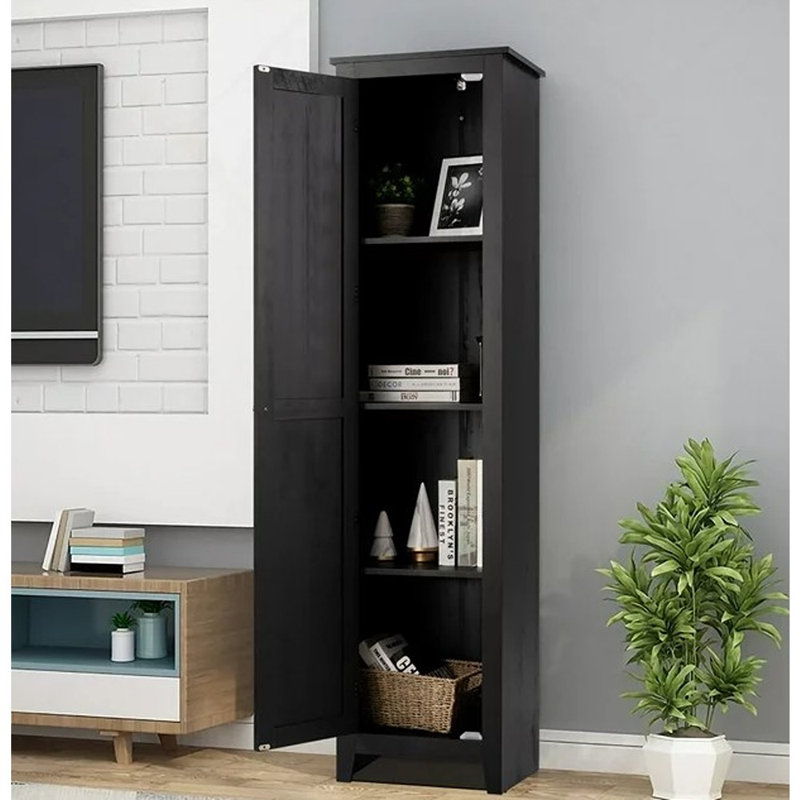 Hakana Bathroom Cabinet, Black