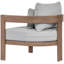 Chaise d'extérieur rembourrée en tissu avec housse de protection Newport Glenmore-1940726873