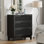 Commode 3 tiroirs pour chambre à coucher H 35 po Paison