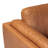 Cadiz 90.5'' Full-Grain Genuine Leather Sofa