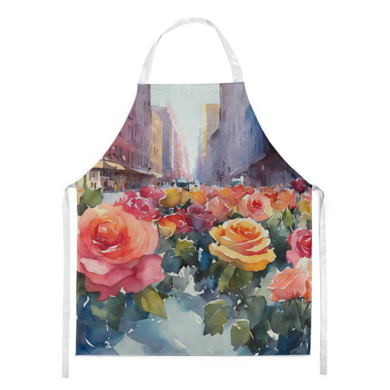 Iris du Tennessee en tablier aquarelle, Roses rouges de New York