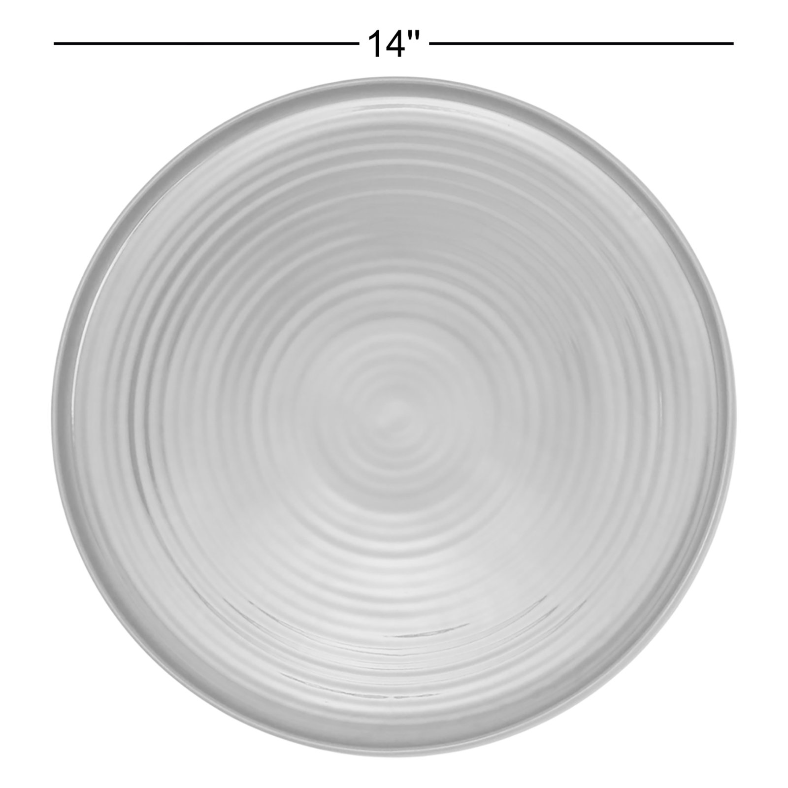 Essential Round Platter, Peacock