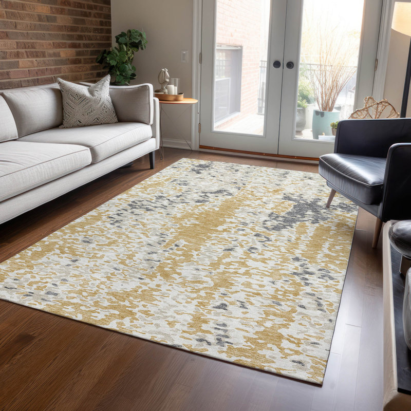 Tapis antidérapant Aleg, Rectangulaire 8 pi x 10 pi