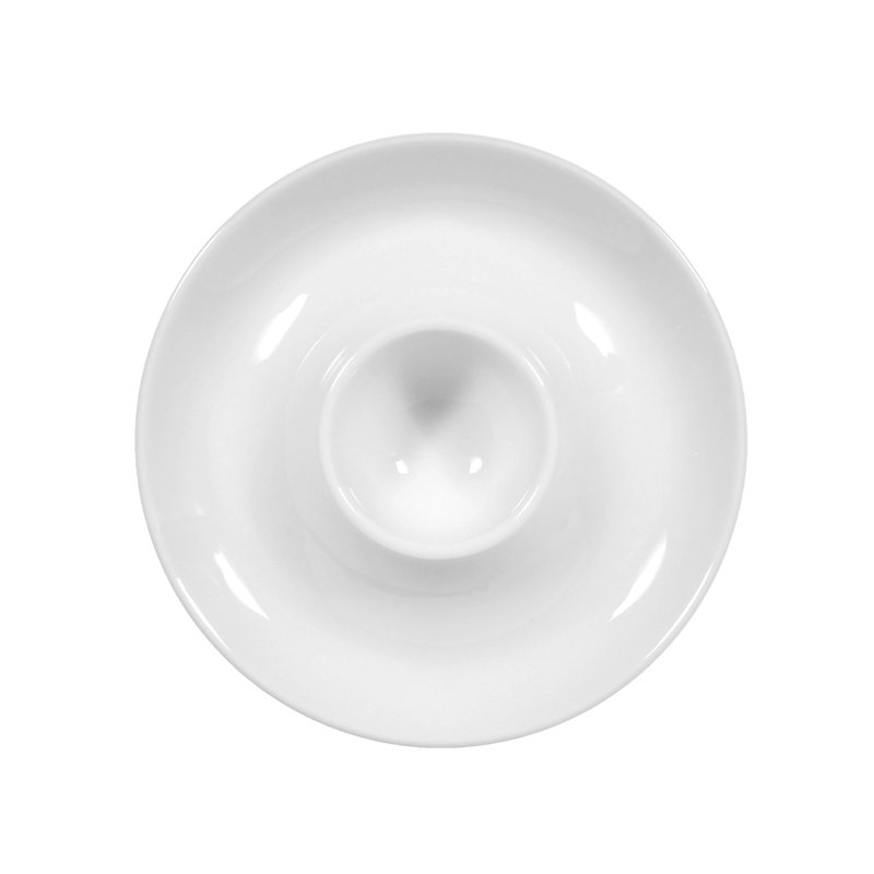 Compact White Egg Cup