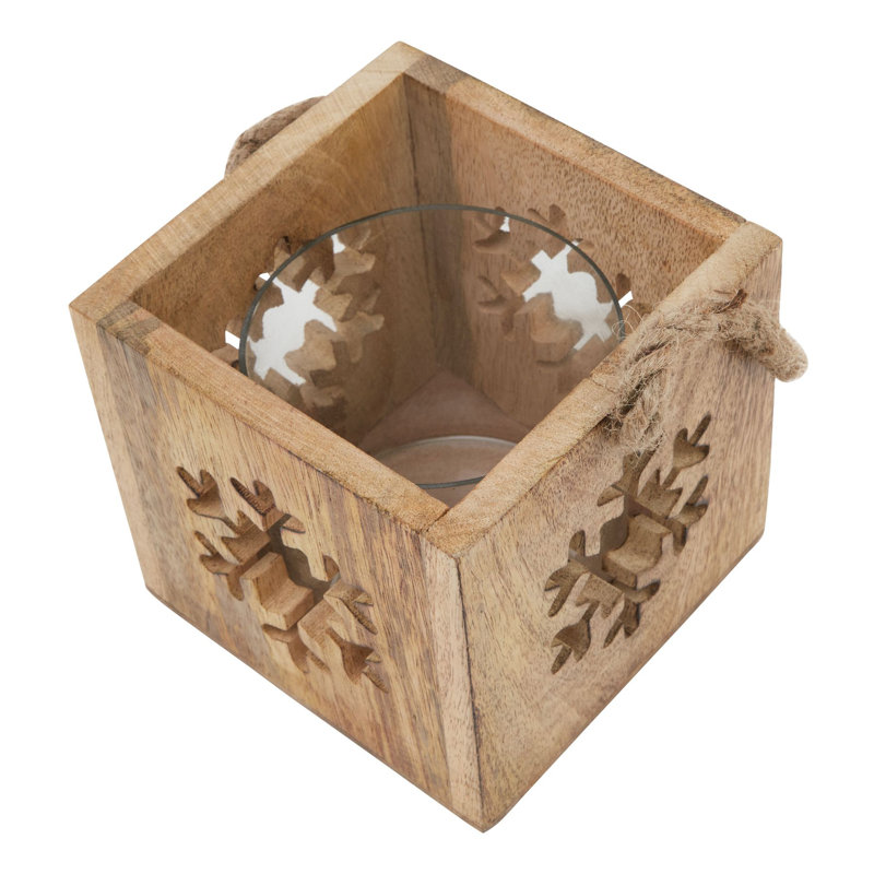Anhat Glass Candle Accessories, 14 cm H x 14 cm W x 14 cm D