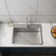 Stainless Steel Washing Sink w/ Faucet Hoses and Drain Head Only