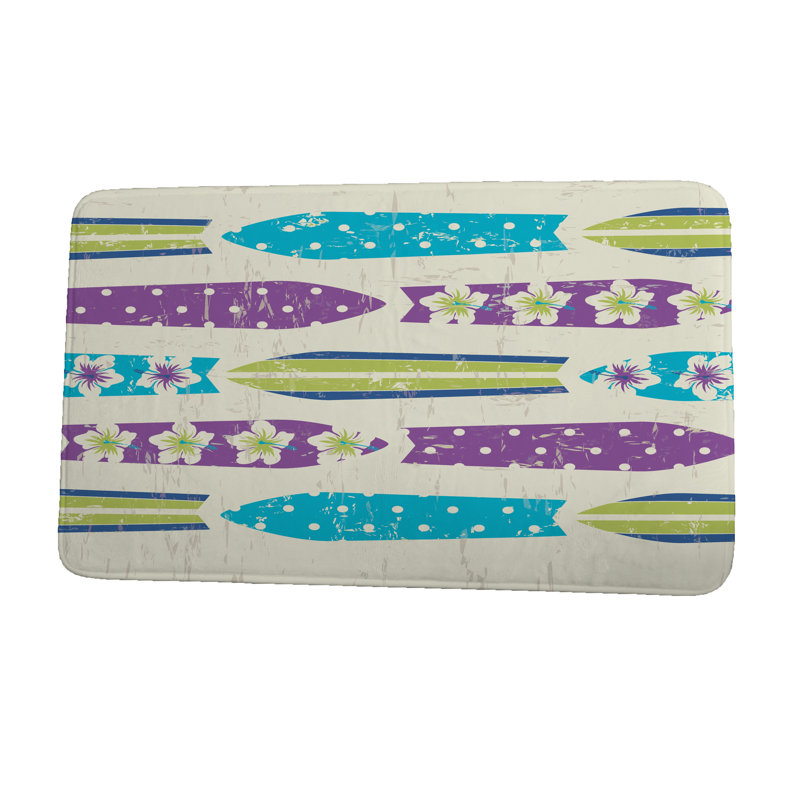 Tapis de bain, l 21 po x L 34 po, Mauve
