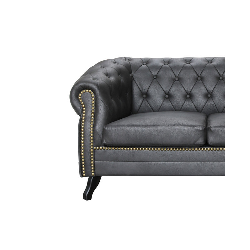 Batterson Faux Leather Loveseat