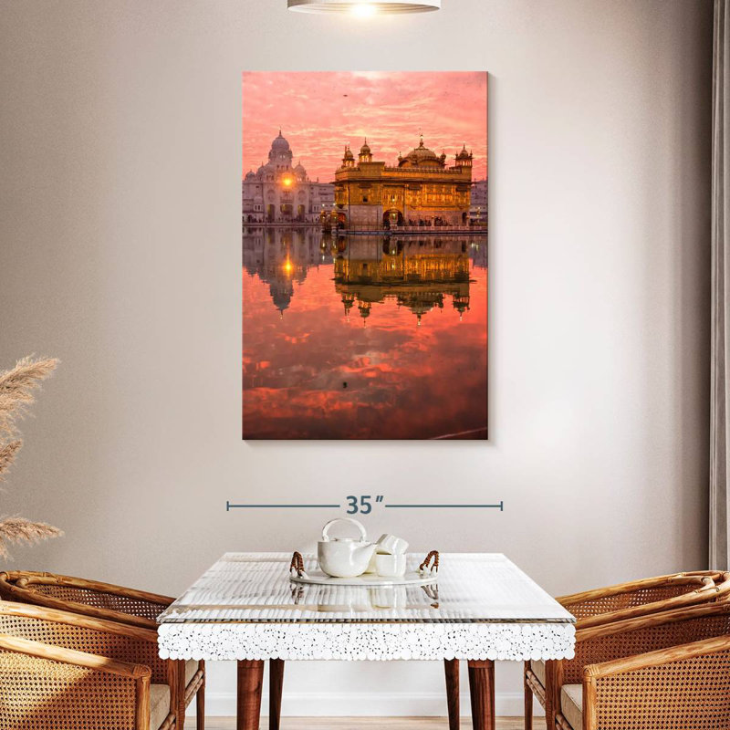 Aime Harmandir Sahib Reflection, 48" H x 32" W