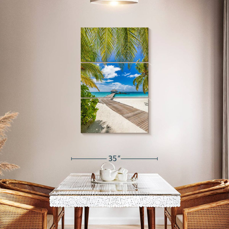 Aletra Maldives Seaside Dock, 32" H x 20" W