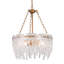 Lustre cylindrique à 4 lumières Kethe