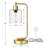 Touch Control Table Lamp Set With USB-113076647