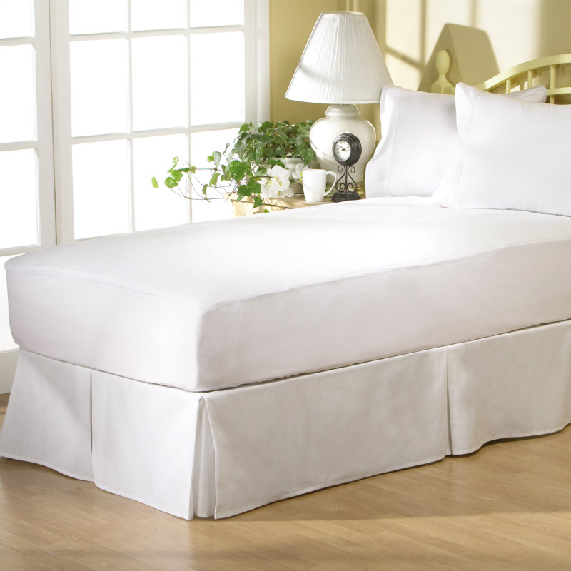Protège-matelas complet en duvet synthétique contre les allergies, Double