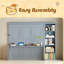 Lit escamotable avec bureau et bibliothèque Murphy-708765908-708765910