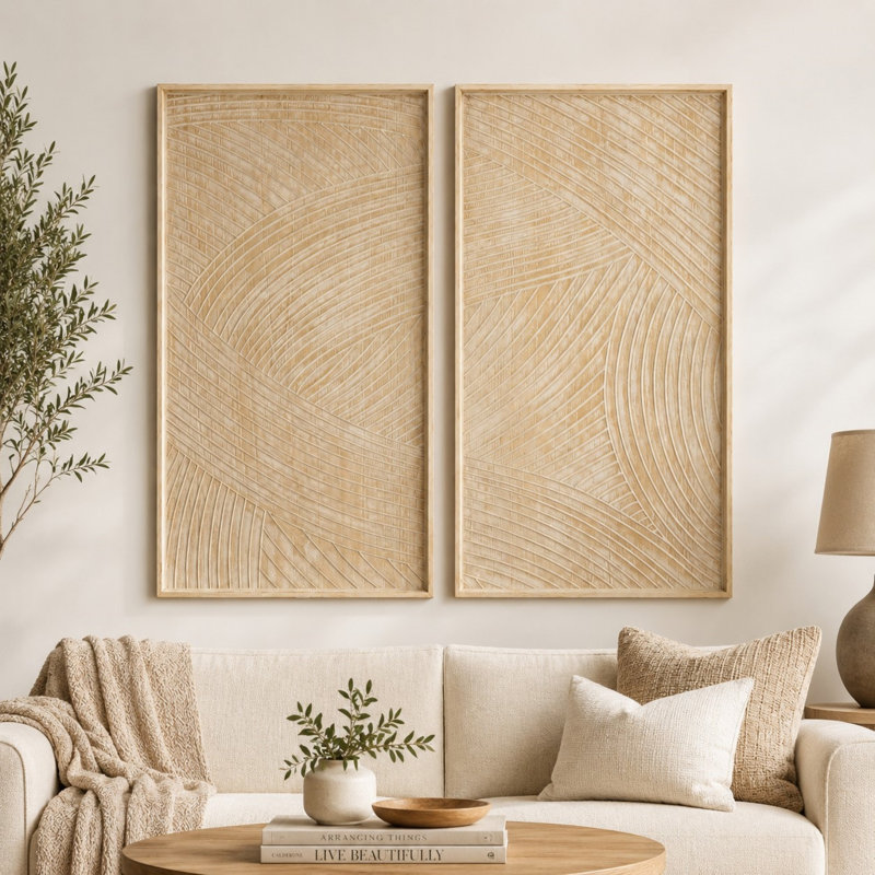 Selene Abstract Framed Wall Art Set