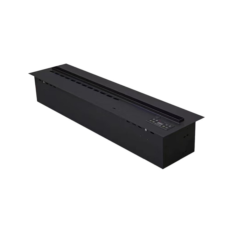 78.74"Embedded Simulated Flame Humidifier with Atomization Function for Electric Fireplace, 6.3" H x 78.74" W x 9.45" D