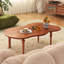 Table basse en bois massif de couleur cerisier rétro-1387143541