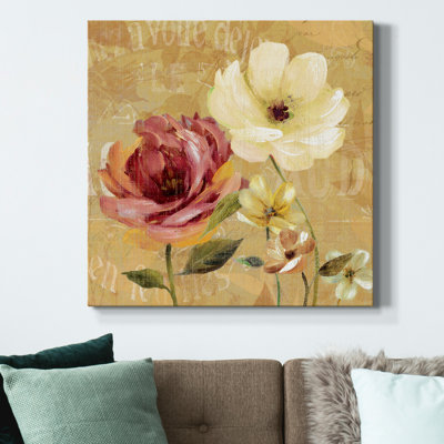 Jardin français I, reproduction d'art sur toile tendue