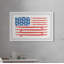 Impression encadrée « unique American Flag »-51961036
