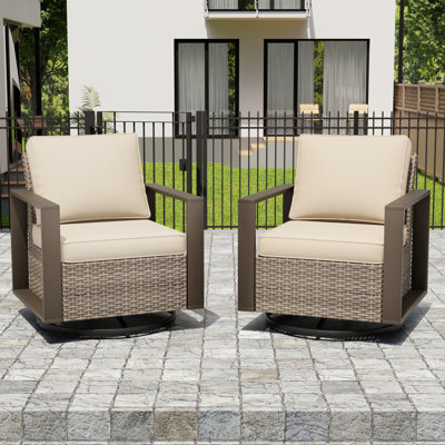 Ensemble de 2 chaises longues Blanaid