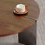 Table basse ronde avec surface en bois et pieds en métal-129682056-129682058