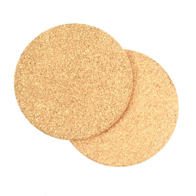 Cork Round 2 Piece Trivet Set