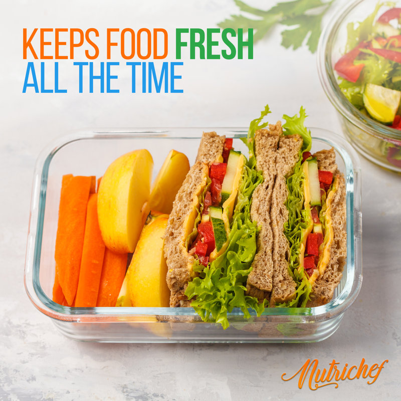 30oz. Glass Food Storage Container