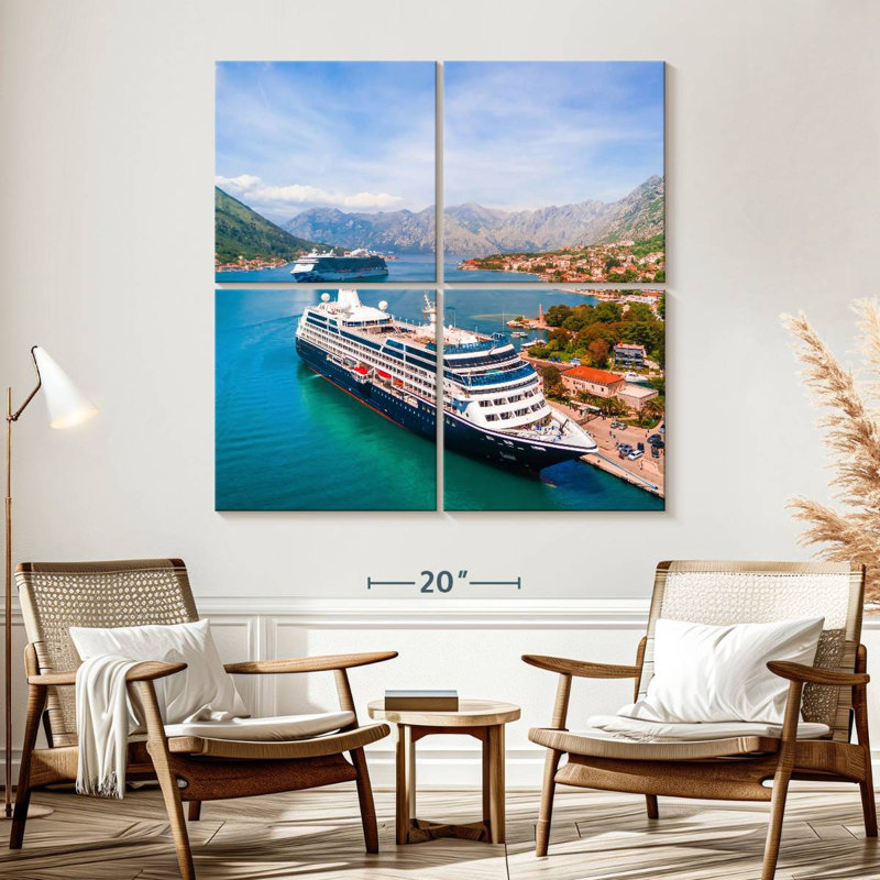 Mehar Two Cruise Ships, 57" H x 57" W