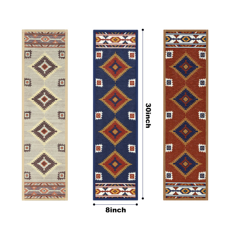 Tapis d'escalier antidérapants, Rouge