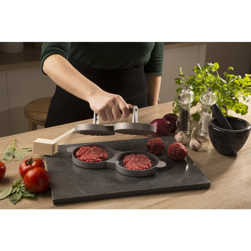 Symple Stuff Sharmin Metal Burger Maker