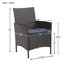 4 - Person Patio Dining Set with Square Table-695459317-695459312