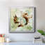 Écureuil au printemps - Peinture sur toile encadrée-398874605-398874131