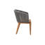 Ensemble de chaises d'extérieur en corde et teck Chalfield (ensemble de 2)-1808783816