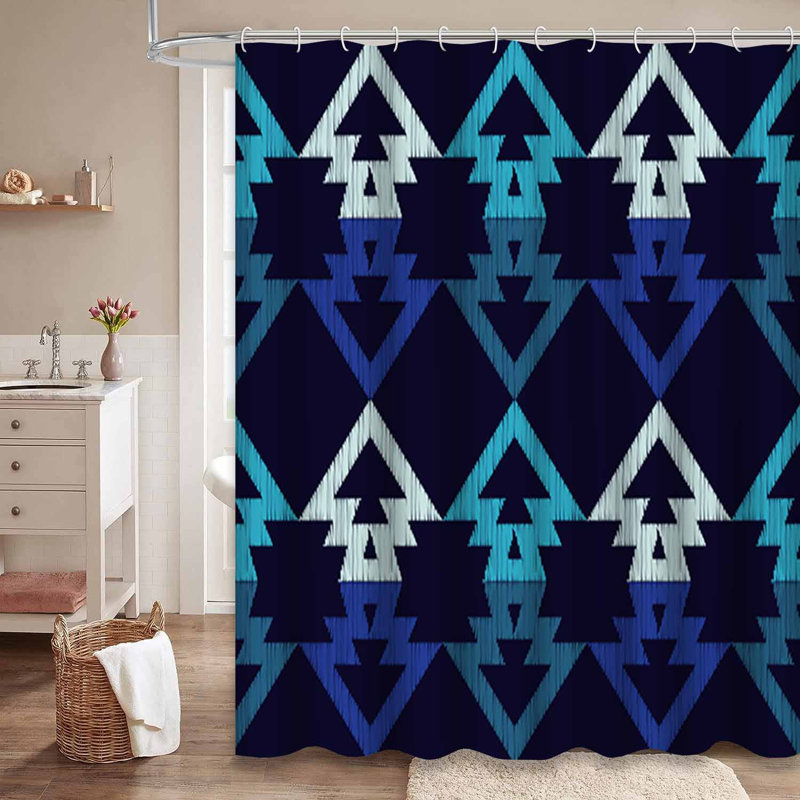 Rideau de douche transparent transparent, rideaux de douche pour la salle de bain avec 12 crochets, 72" L x 84" W