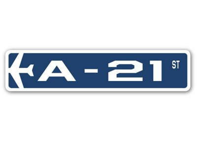Plaque de rue Andresen A-21 Air Force