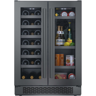 24 Inch Wide 21 Bottle Capacity and 64 Can Capacity Undercounter Wine and Beverage Cooler | Fridge.com