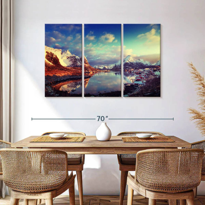Alvord, village scandinave, H 36 po x l 57 po